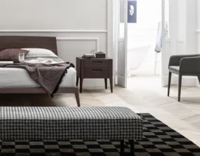 Comodino i Rovere Terra