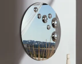 Specchio da Parete con Semisfere Specchianti