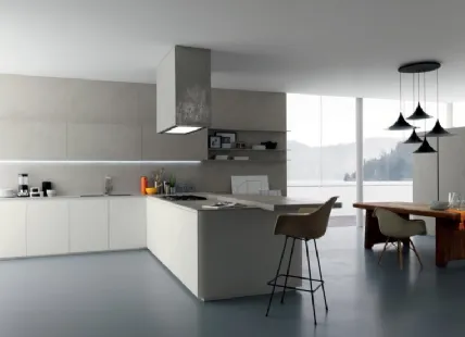 Cucina con Top in Laminam