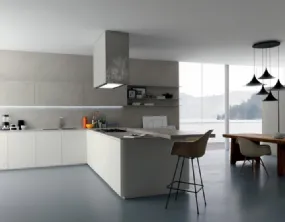 Cucina con Top in Laminam